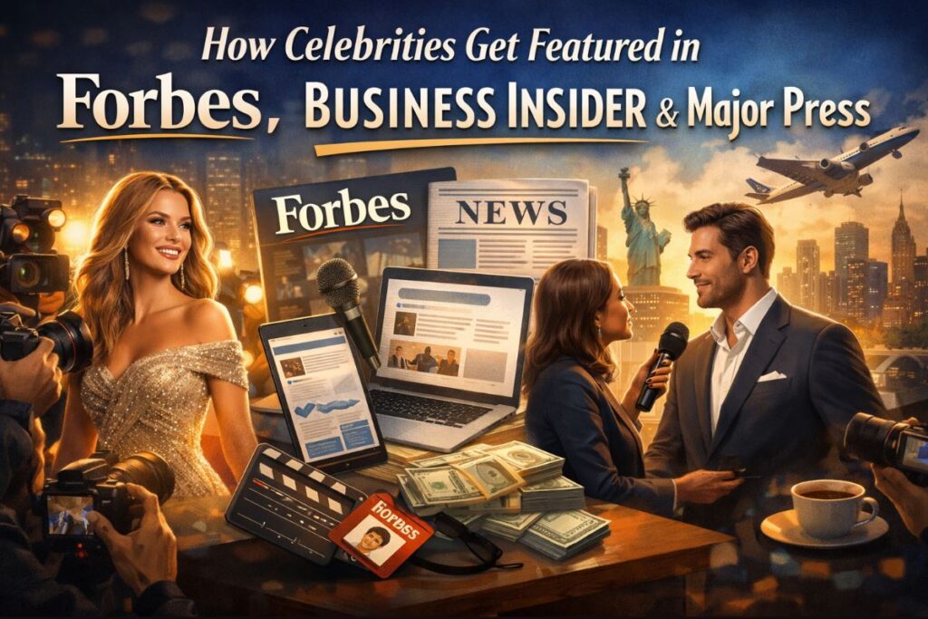 How Celebrities Get Featured in Forbes